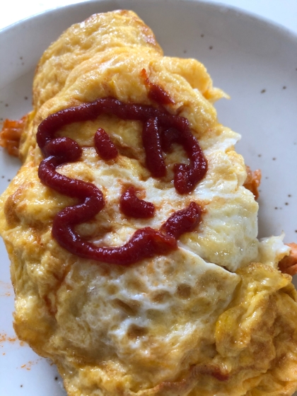 幼児食にも☆納豆入りのオムライス