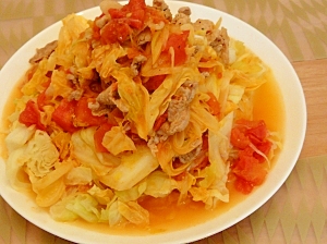 塩麹で野菜たっぷりの豚肉トマト煮★