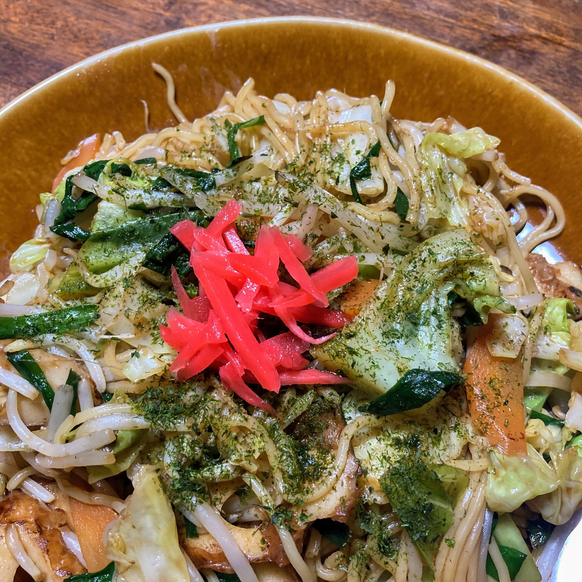 野菜たっぷり焼きそば＊野菜で１人分増量