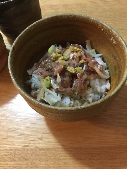 我が家のネギトロ丼