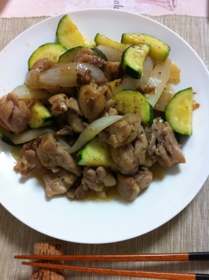 さわやかズッキーニと鶏肉祭り