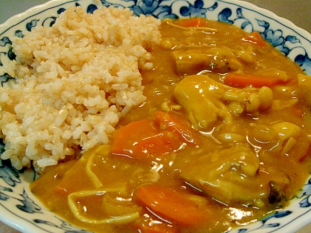 キノコたっぷりカレー