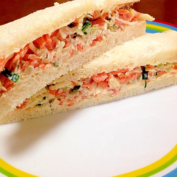 キャベツときゅうりと人参のツナサンド レシピ 作り方 By Tukuyo93 楽天レシピ キャベツときゅうりと人参のツナサンド レシピ 作り方 By Tukuyo93 楽天レシピ