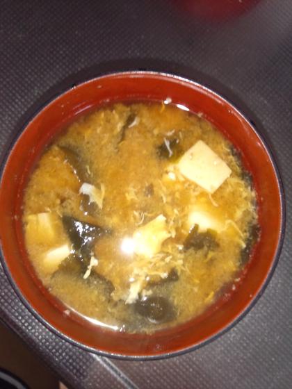 えのき茸と豆腐の味噌汁