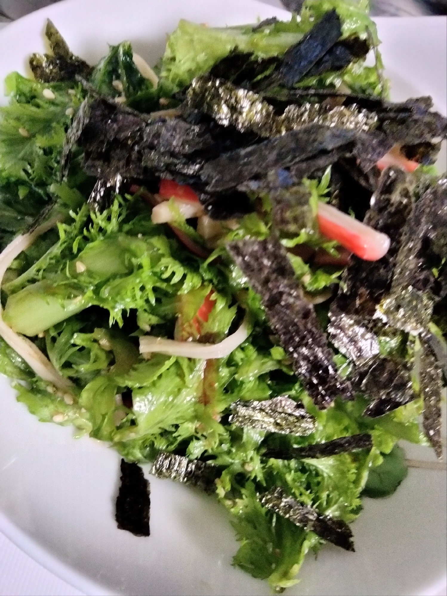 ✽✽わさび菜のサラダ✽✽