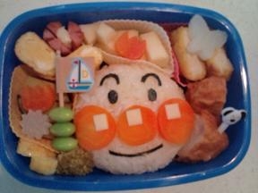 簡単なアンパンマン弁当☆