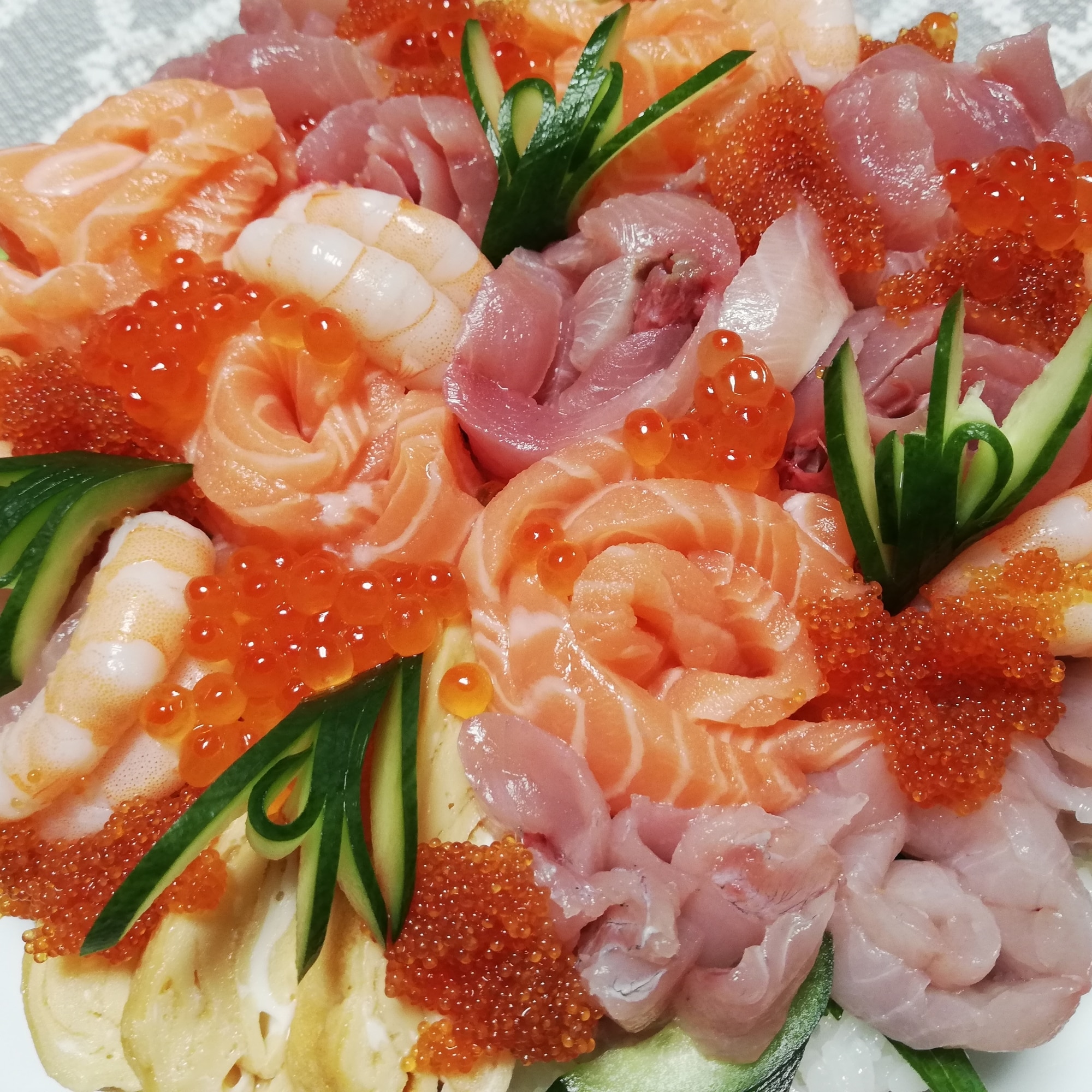 華やかなおもてなしようの寿司ケーキ レシピ 作り方 By Akdeniz 楽天レシピ 華やかなおもてなしようの寿司ケーキ レシピ 作り方 By Akdeniz 楽天レシピ