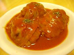 ロールキャベツカレーソース煮