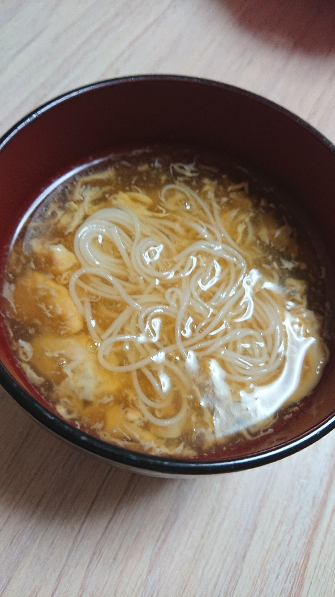 かき玉にゅうめん♡