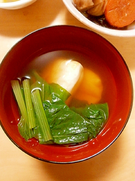 名古屋風、シンプルなお雑煮。