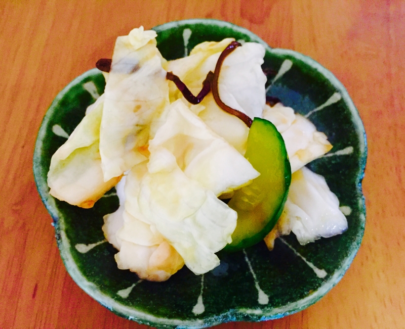 塩昆布で!キャベツときゅうりの浅漬け