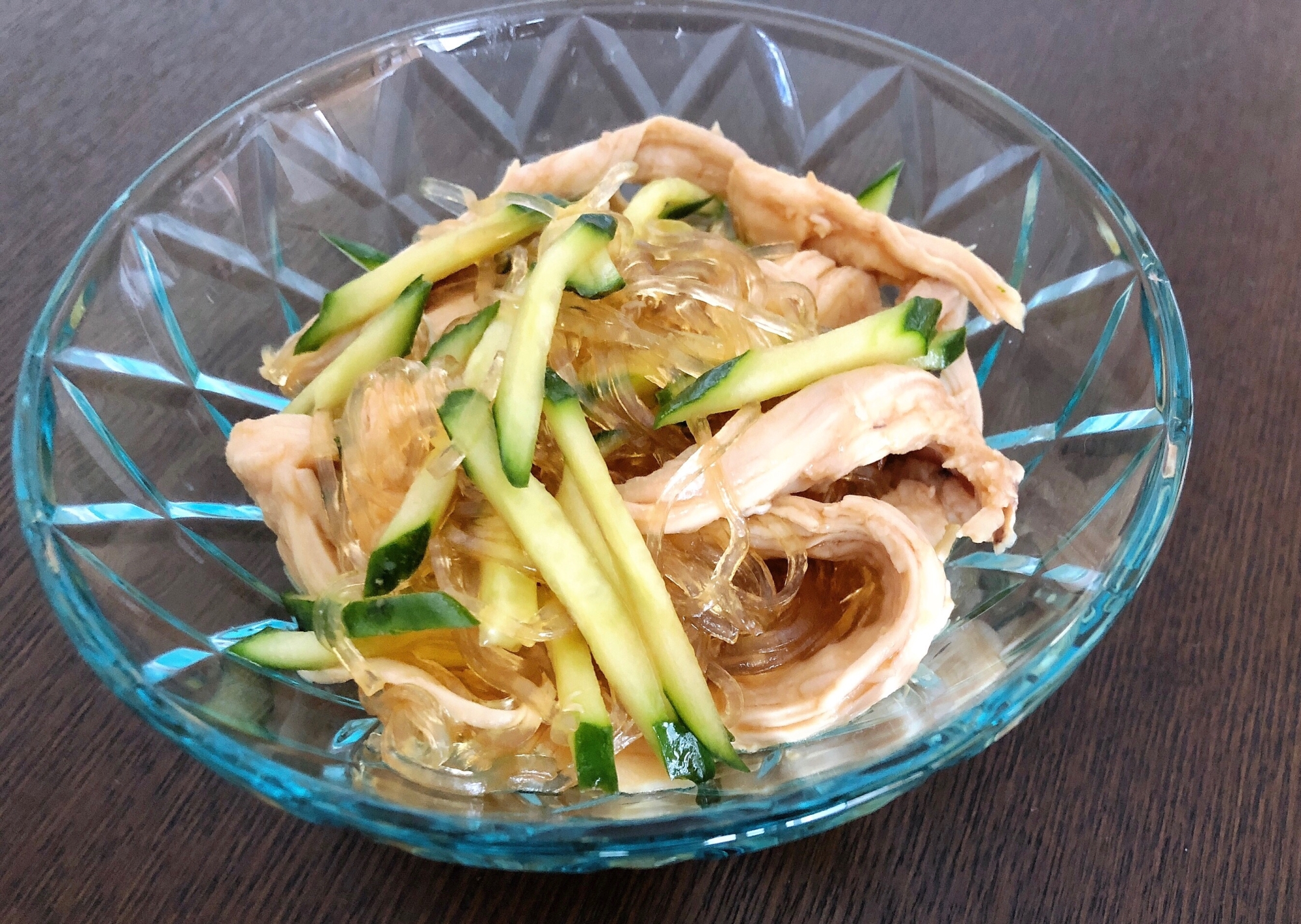春雨とチキンの中華サラダ