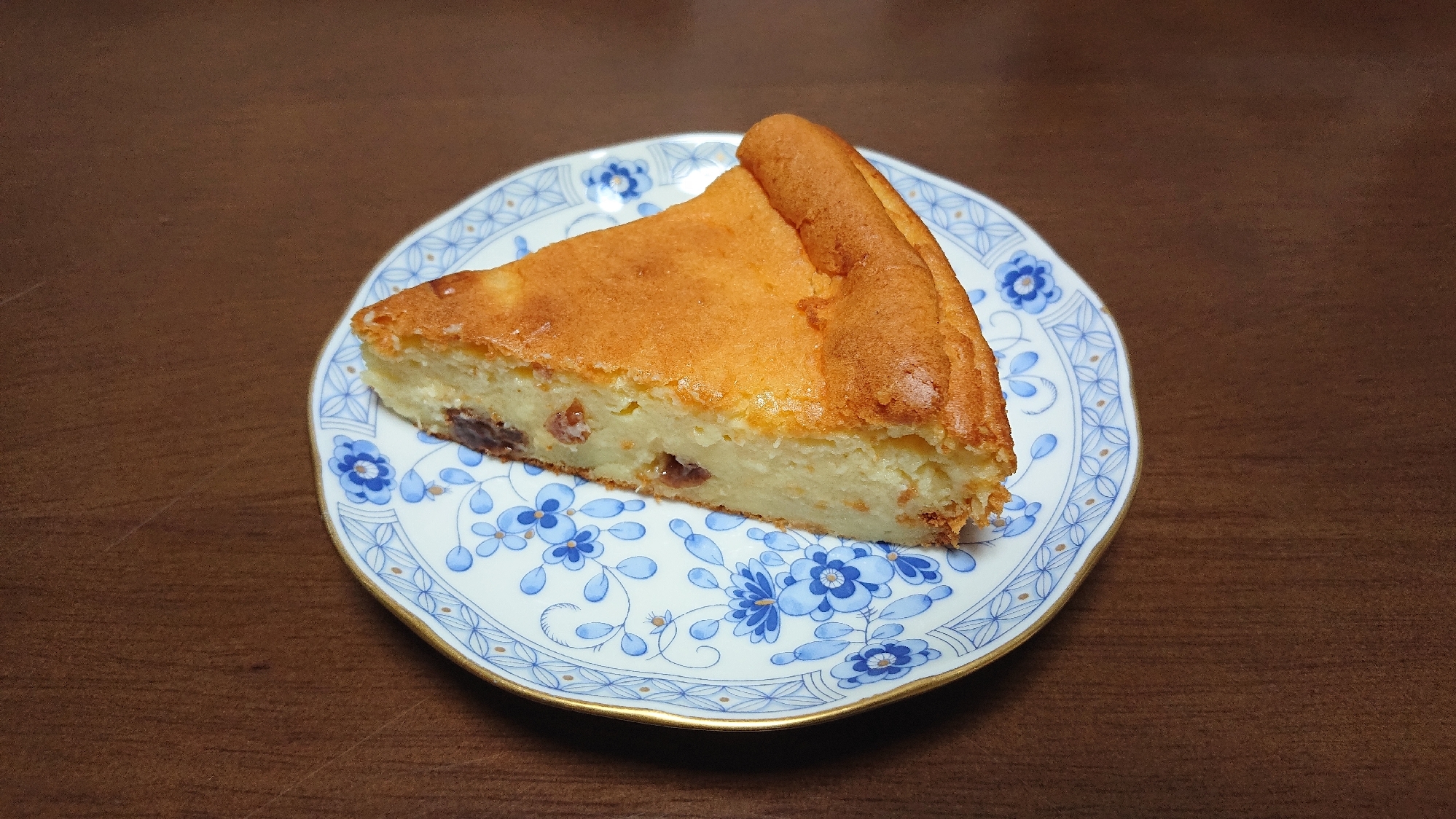 レーズン入りチーズケーキ