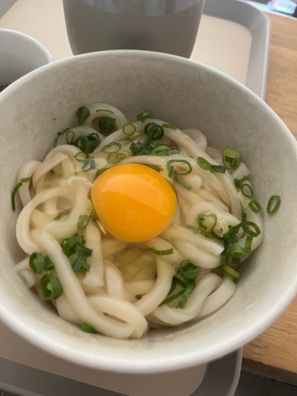 超簡単☆釜玉うどん