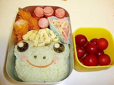 キャラ弁 カエルちゃん レシピ 作り方 By ぱっくん 777 楽天レシピ キャラ弁 カエルちゃん レシピ 作り方 By ぱっくん 777 楽天レシピ