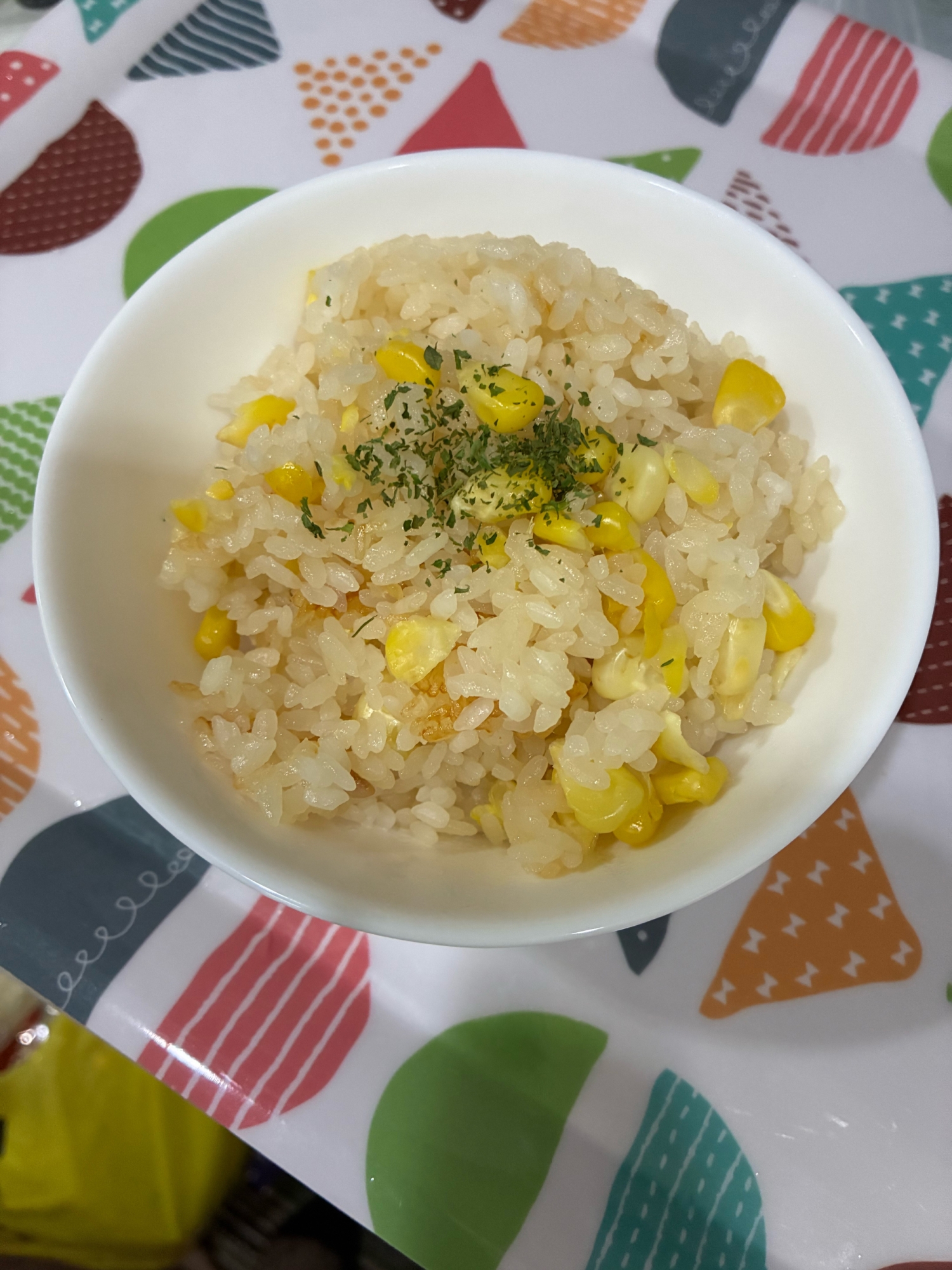 とうもろこし　炊き込みご飯