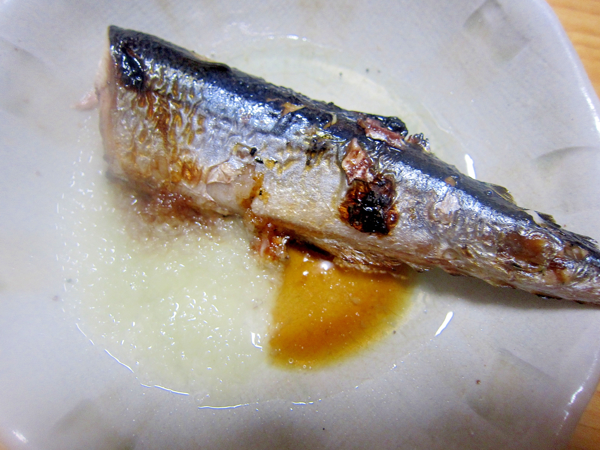 秋刀魚のラクレットグリル