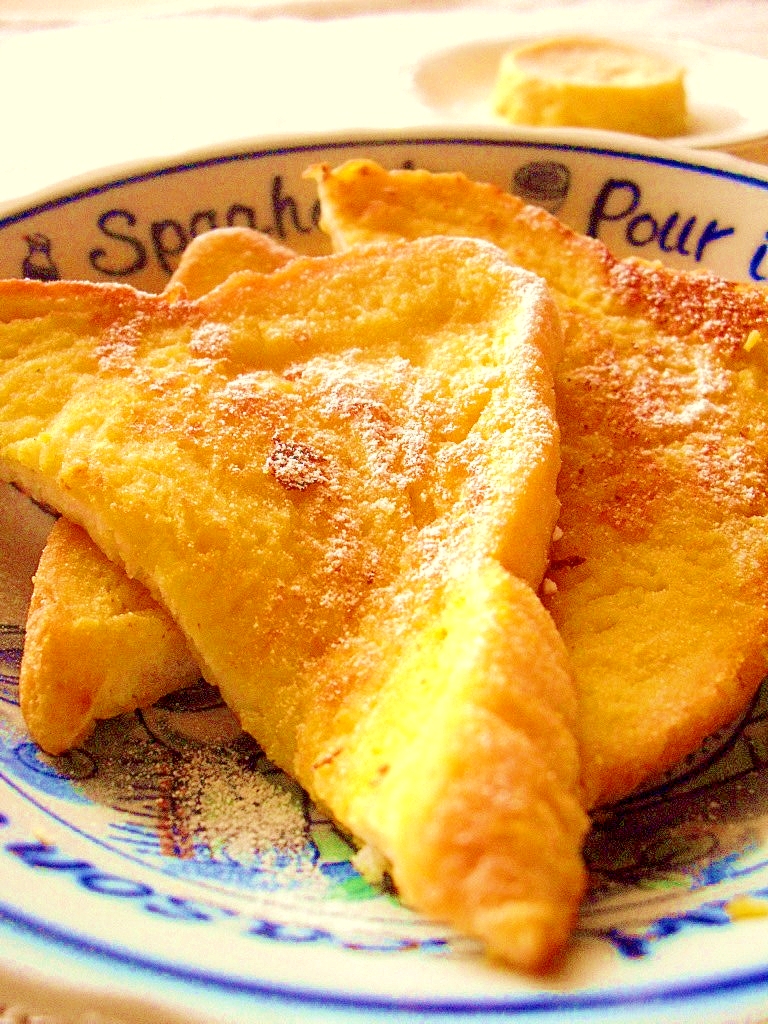 ふ～んわか☆かぼちゃと豆腐のフレンチトースト♪