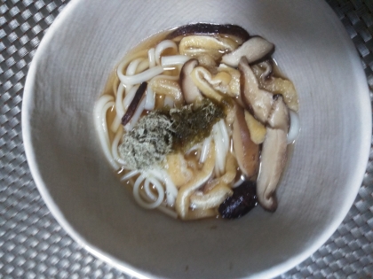 味付き揚げうどん