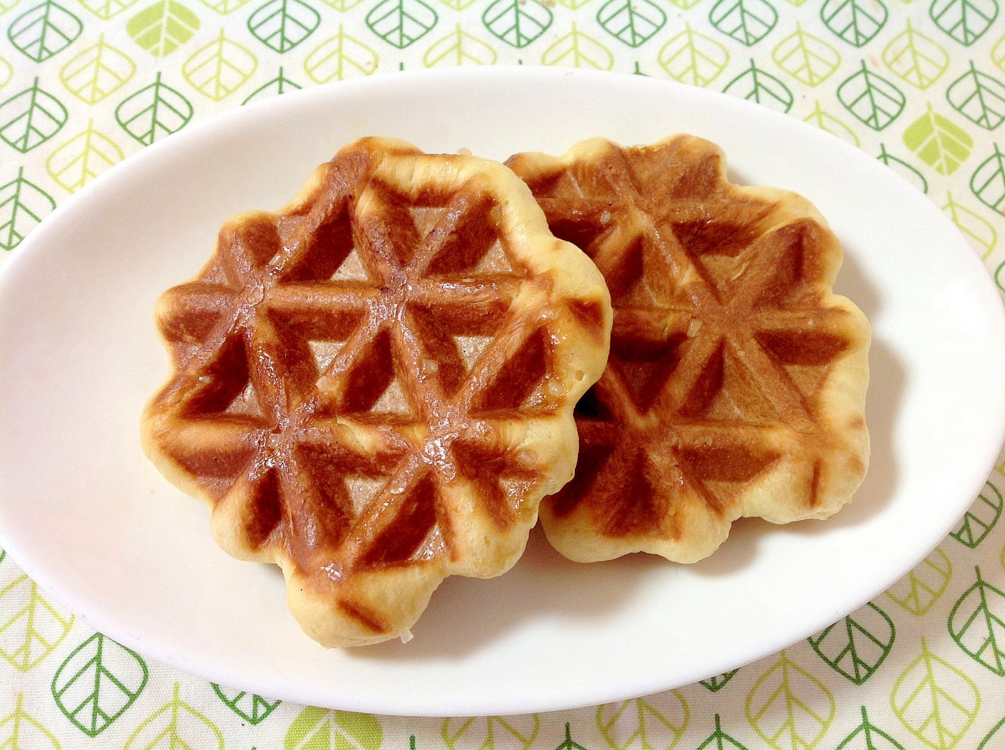 生地はHBにおまかせ♪ベルギーワッフル(o^^o)