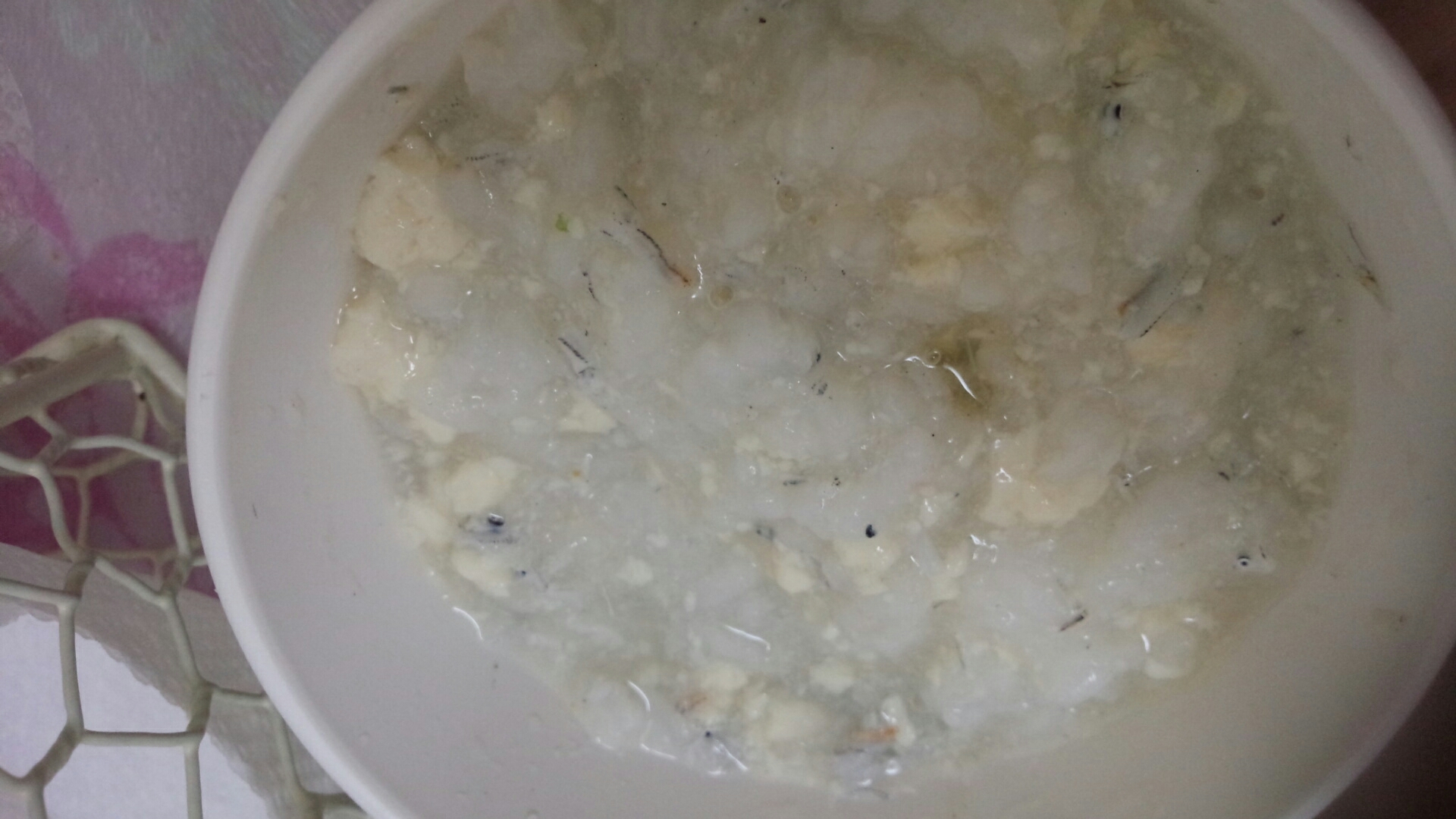 【離乳食中期】豆腐としらすのお粥