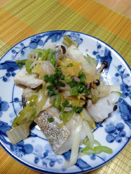 フライパンで 野菜たっぷりタラの蒸し焼き レシピ 作り方 By Nao S 楽天レシピ