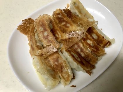 johnnyさんおはようございます♪やっすい餃子の美味しい食べ方伝授ありがとうございます。パリパリでとても美味しかったです！こちら快晴で気持ちの良い朝です♫
