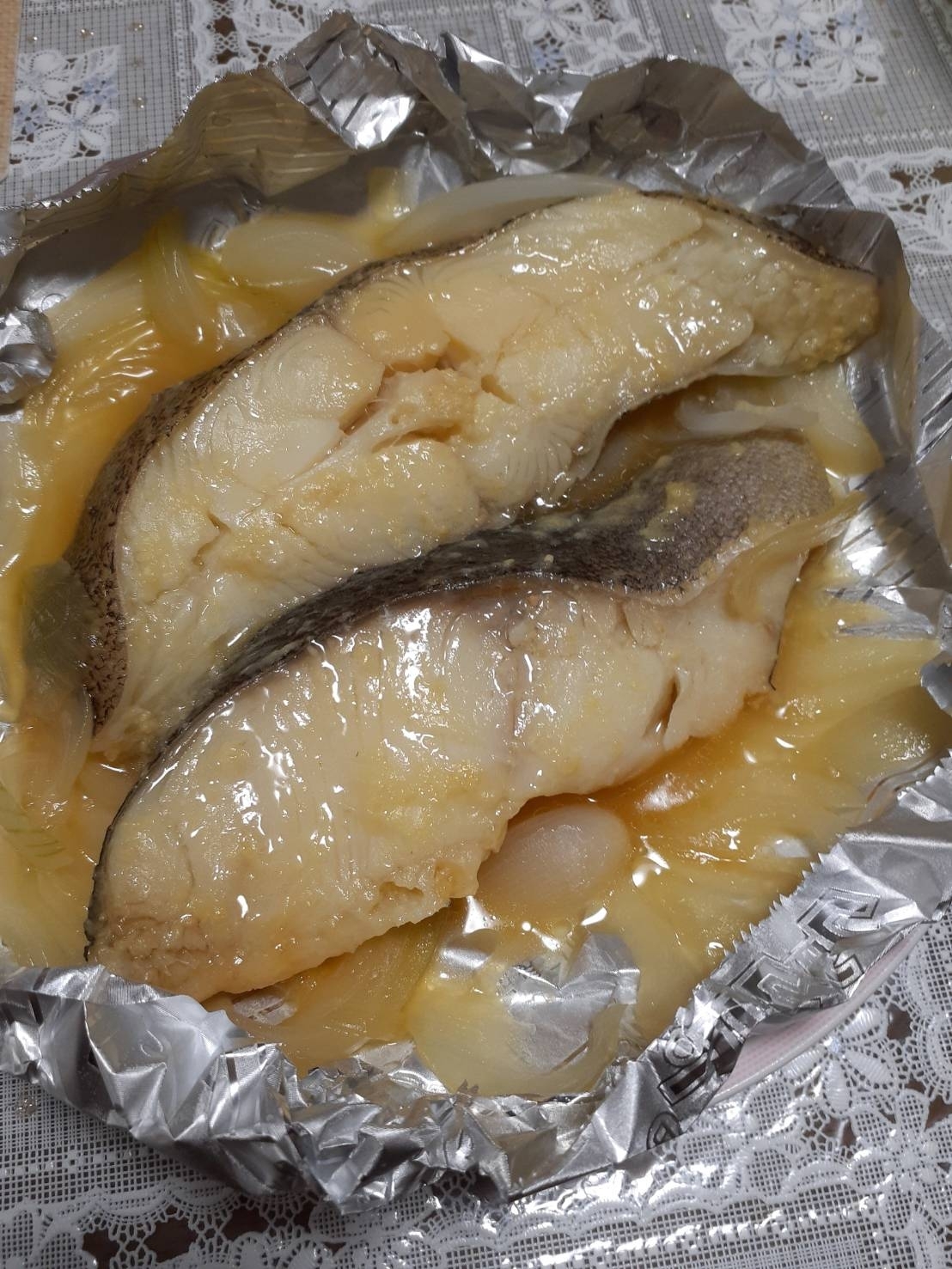 さわらの味噌バターホイル焼き