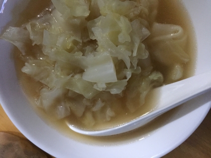 糖質制限★圧力鍋のシンプルキャベツスープ