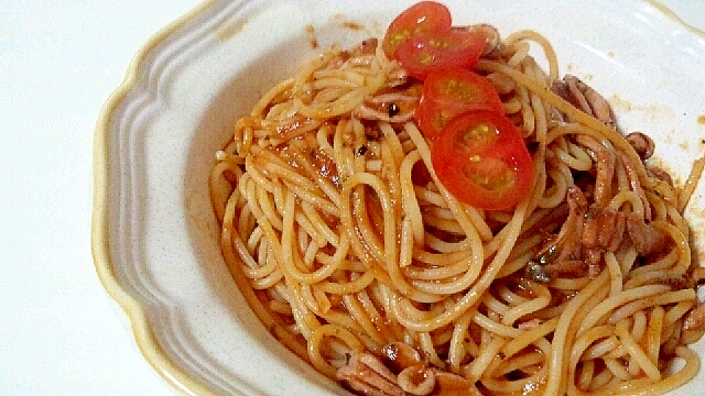 イカとトマトのスパゲッティ