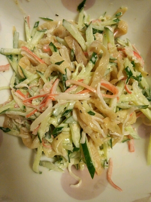 中華くらげのマヨネーズ和え レシピ 作り方 By Koko0730 楽天レシピ