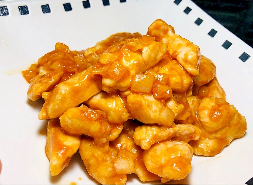 鶏むねでエビチリ風 鶏チリ レシピ・作り方 by @Hiro16hiroppi