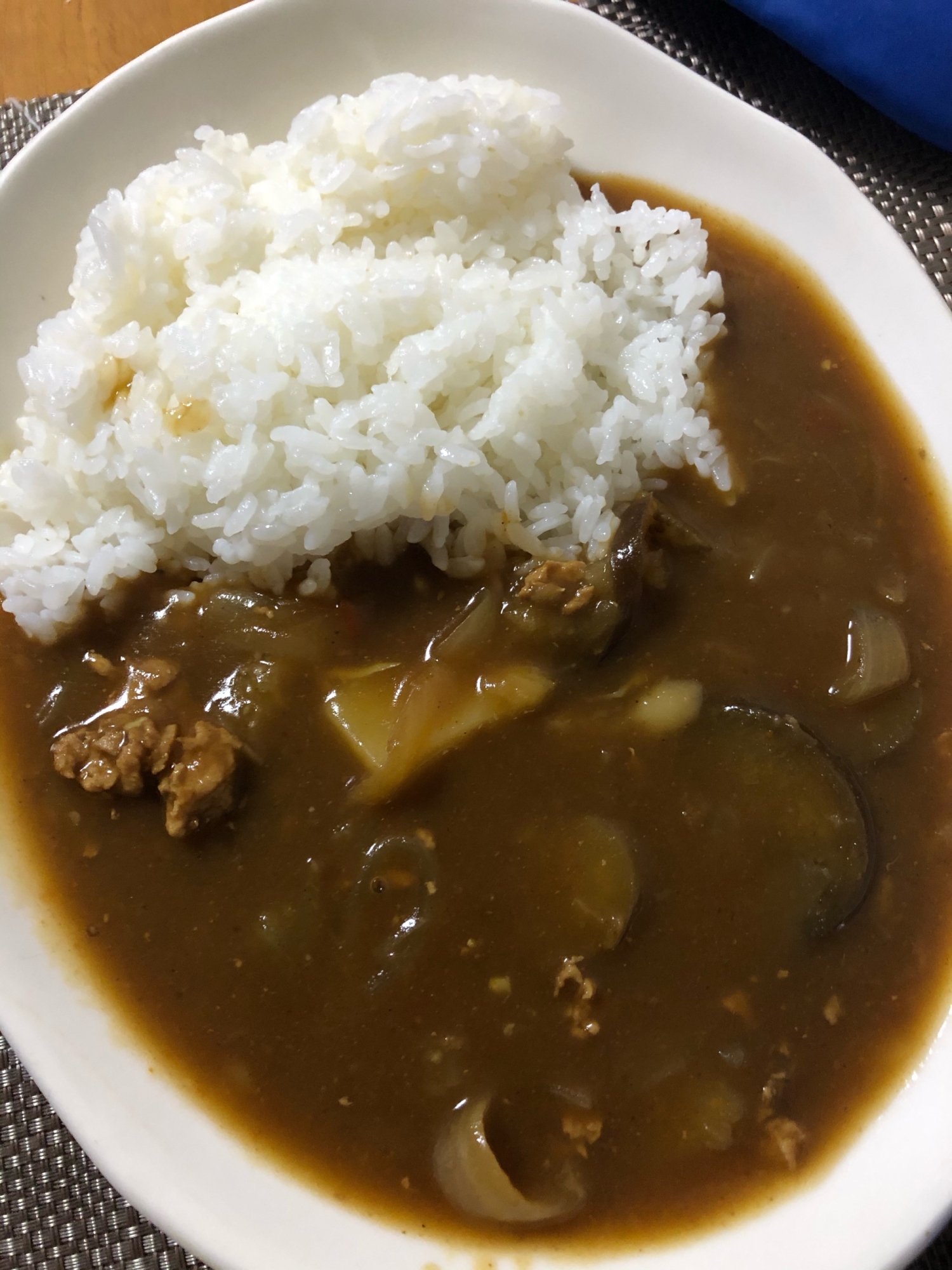 辛口茄子カレー