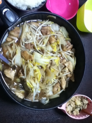 白菜ととり肉のあったかいおかず