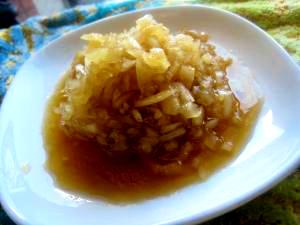 めんつゆ オリーブオイルだけで 玉ねぎドレッシング レシピ 作り方 By パタパタエミポン 楽天レシピ