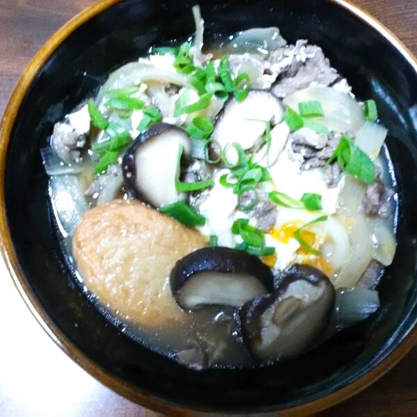 すき焼きのタレで椎茸と落とし卵の甘辛うどん レシピ 作り方 By のん786 楽天レシピ すき焼きのタレで椎茸と落とし卵の甘辛うどん レシピ 作り方 By のん786 楽天レシピ