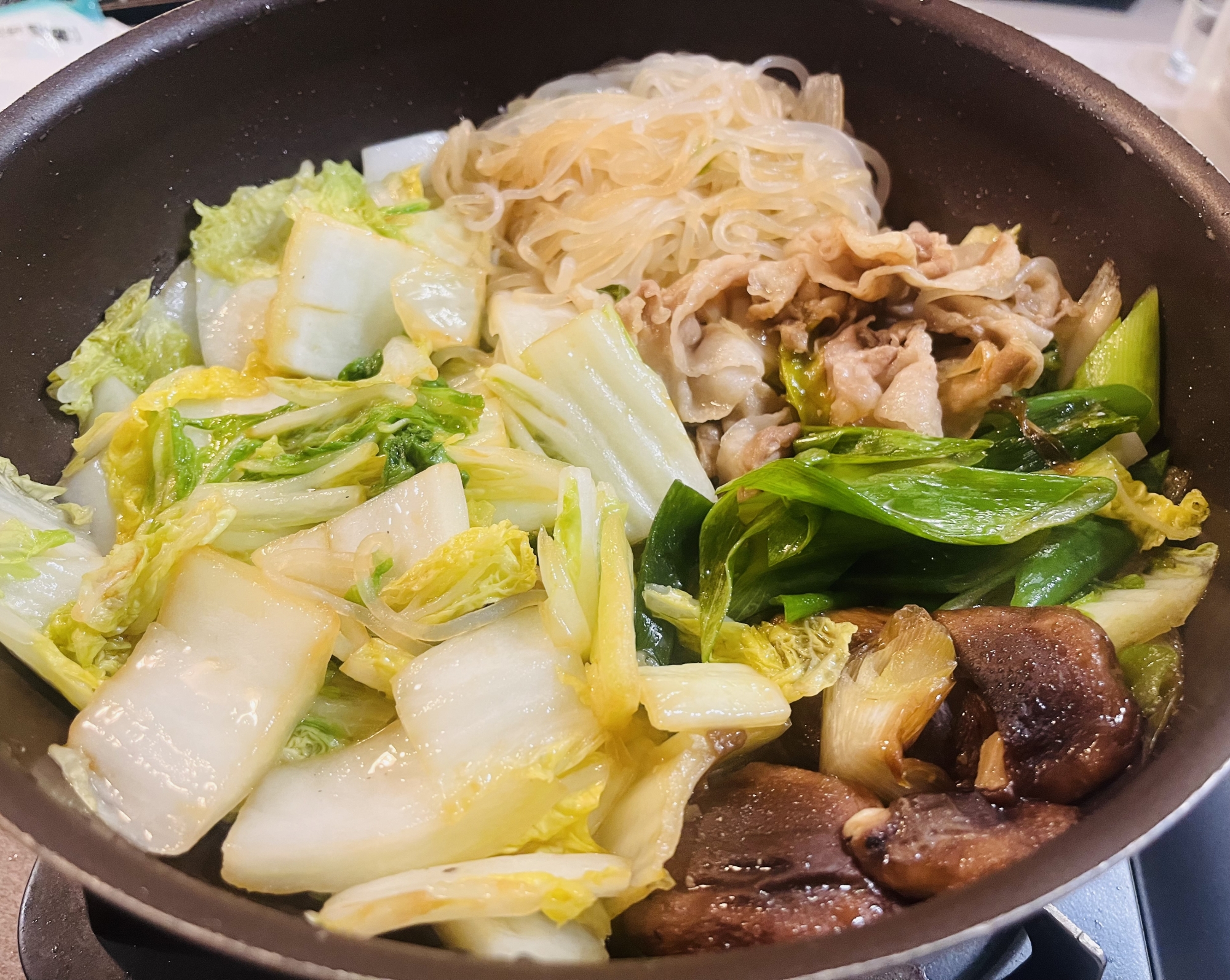 豚しゃぶすき焼き