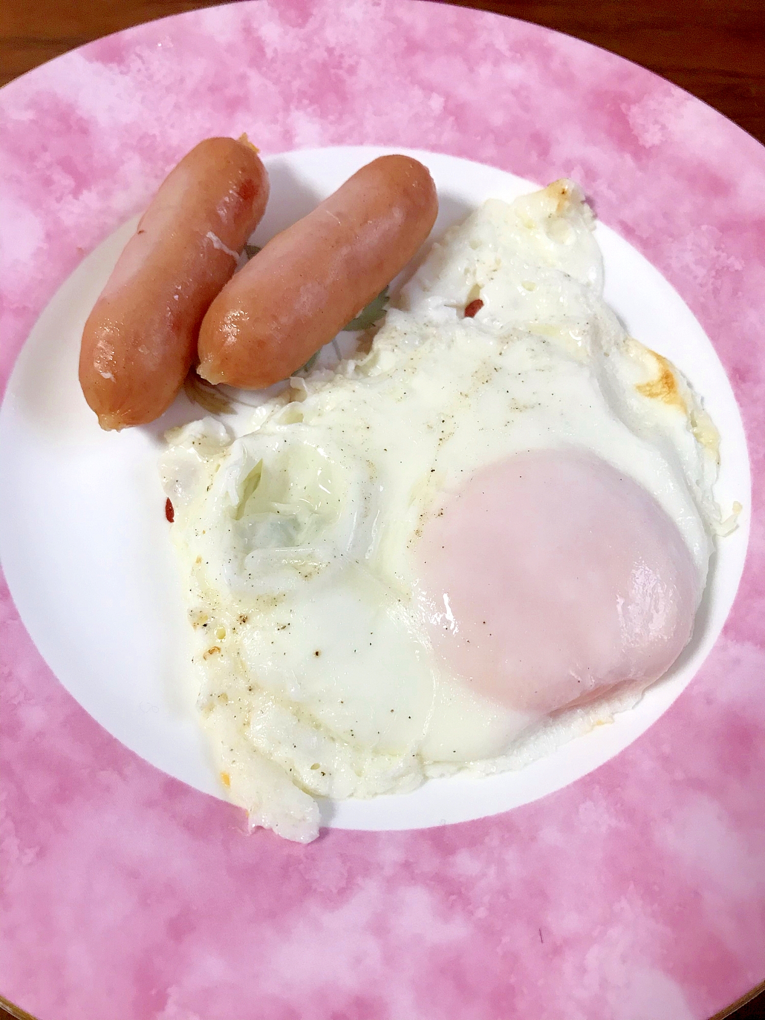 コンソメ味の卵焼きとウィンナー