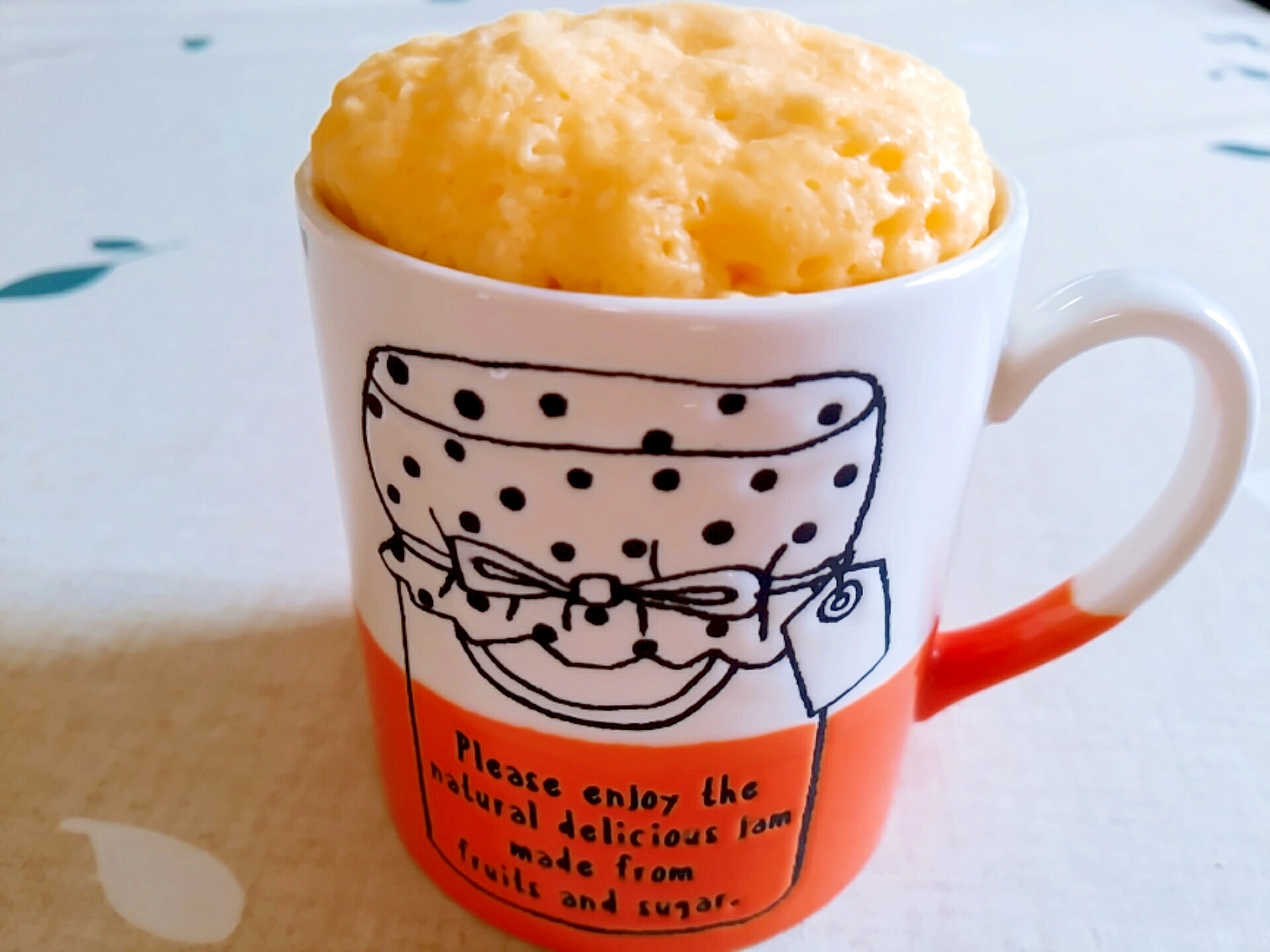 レンジで簡単カップケーキ