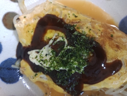 お好み焼き風オムレツ