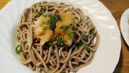 サバ缶も大根おろしも大好き♪美味しかったです(^ω^)蕎麦の新しい食べ方(*´ｰ`*)