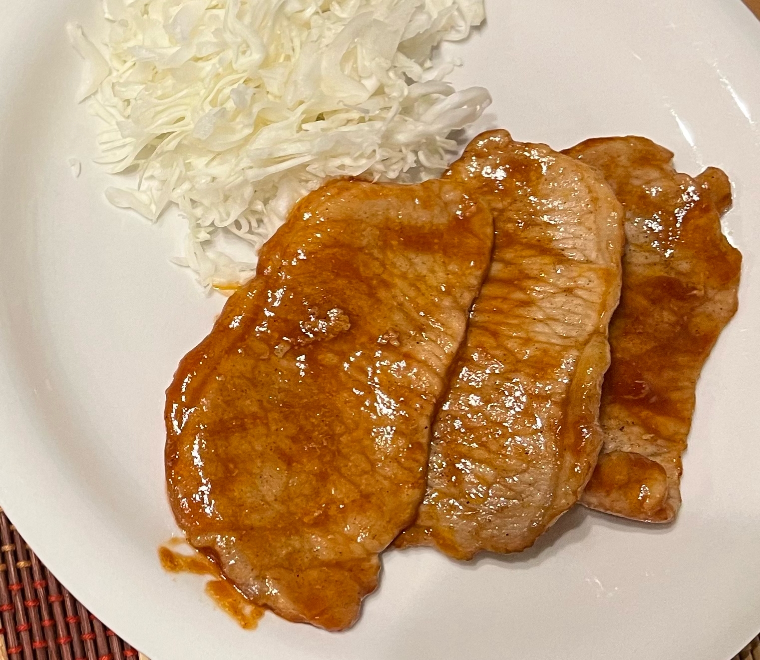 豚ロースのケチャップ焼き