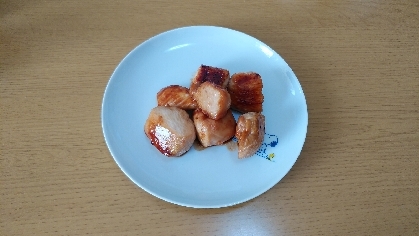 調理後ですが、鶏むね肉でつくりました。おいしかったです。
今度はモモ肉で作ってみます！