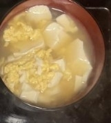 ふわっふわ豆腐と卵のスープ