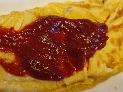 ほうれん草とねぎのオムレツ