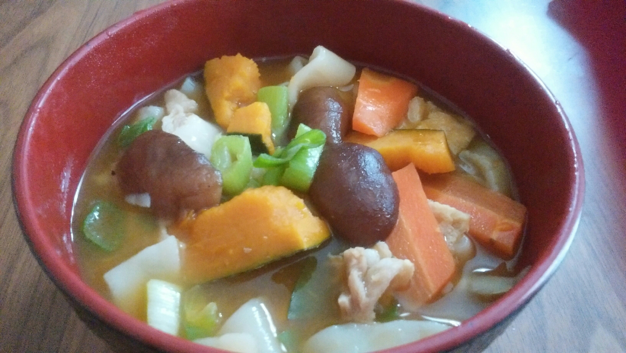 簡単⭐醤油味のほうとう