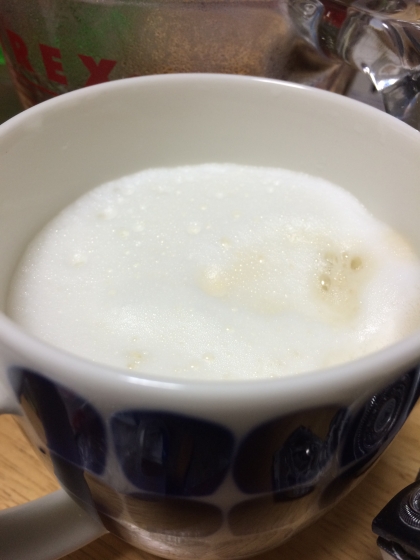 簡単♪ふわっふわのカフェラテ