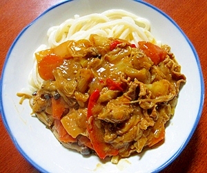 野菜たっぷりの綺麗になるカレーうどん