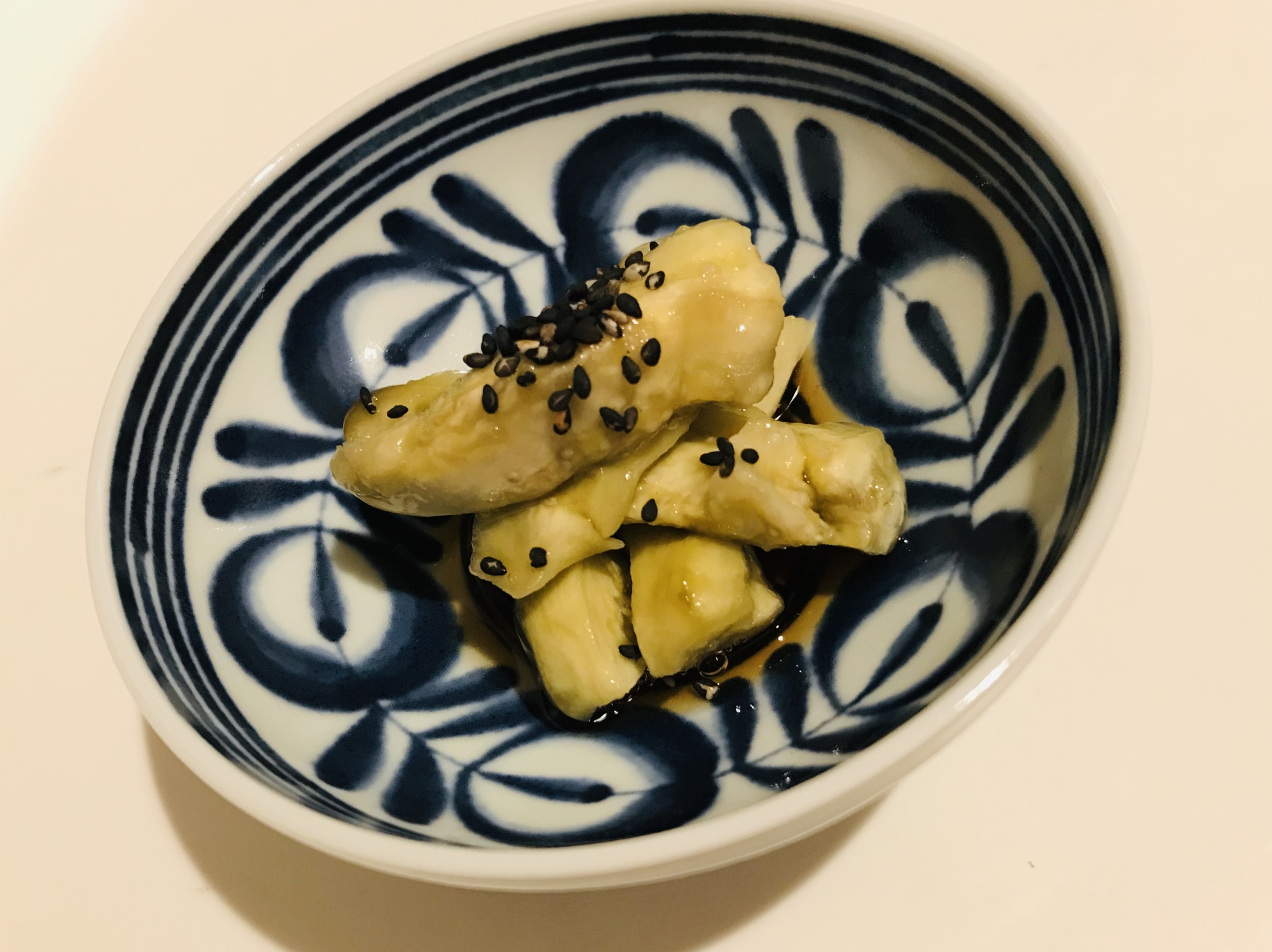 レンジで簡単。なすの煮浸し風。