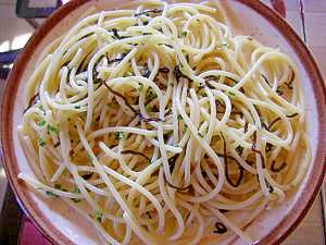 簡単 塩昆布パスタ レシピ 作り方 By Midomido222 楽天レシピ